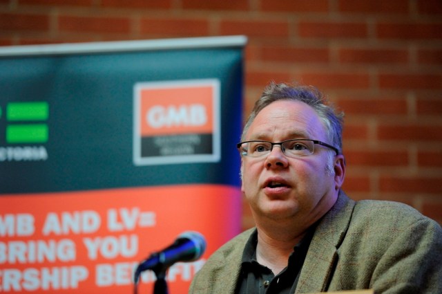 Andy Newman GMB branch secretary